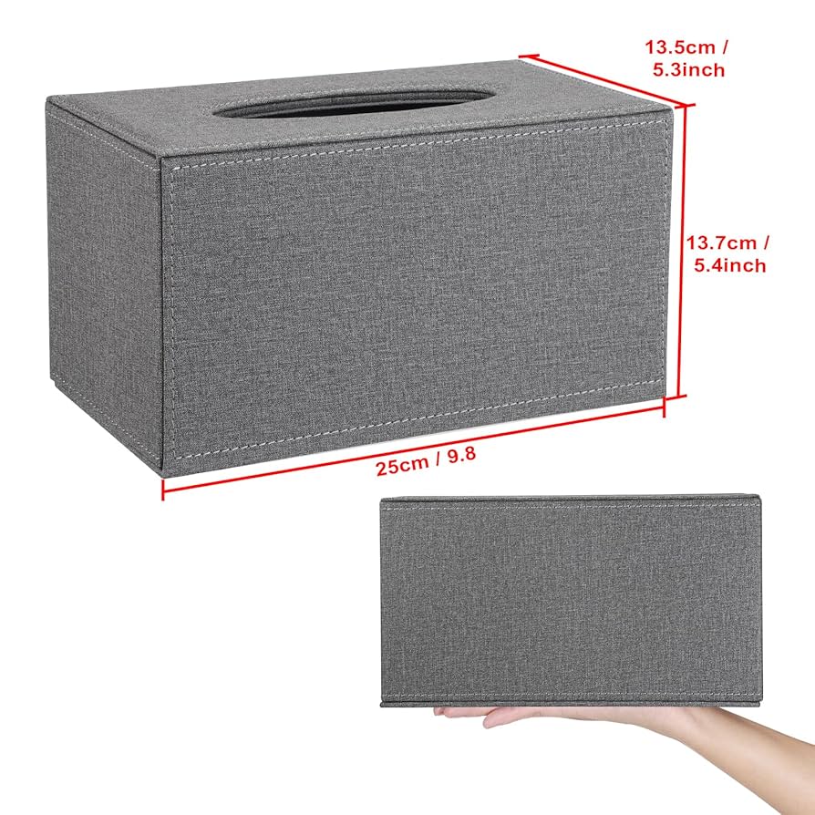 Amazon.com: Sumnacon Tissue Box Cover Rectangular Tissue Box